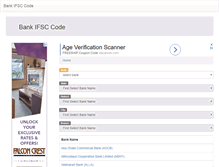 Tablet Screenshot of ifscbank.com